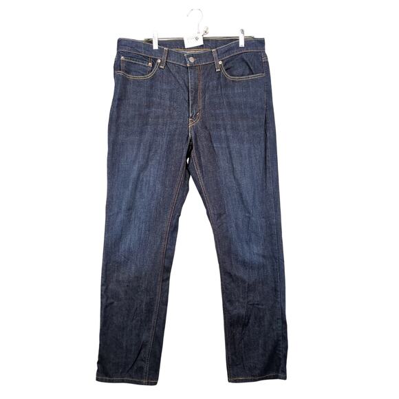 Levi's 541 Jeans Men's 36x32 Dark Stretch Denim Straight Leg Contrast Stitching - Picture 1 of 10